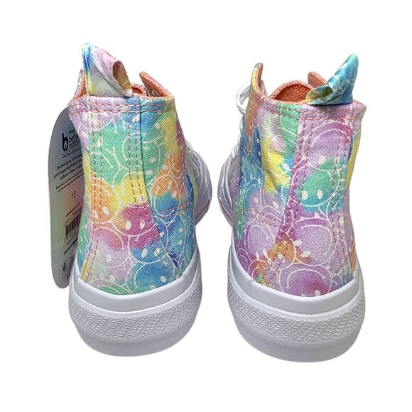 Platform High Top Canvas Sneakers Wonder Nation Little & Big Girls Size 13 & 4 - Picture 5 of 7